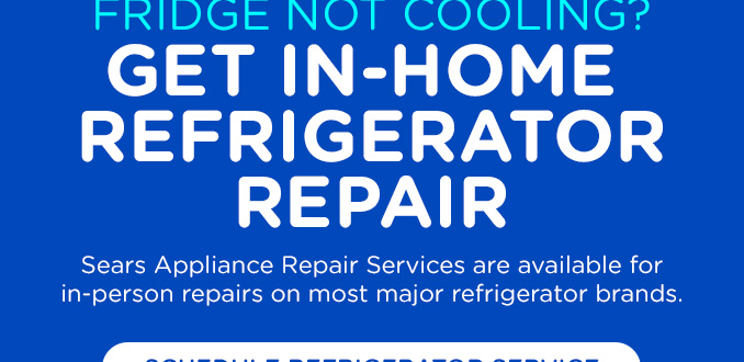 Sears deals refrigerator repair